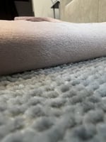 طقم سجاده مخمل مطرز بورود مبطن 2 سم وجلال صلاه قطن...