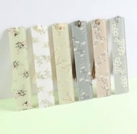 إشارات كتب اكريلك مطبوعه بتصاميم أزهار متعددة الأل...