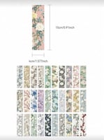 فاصل ورقي للقراءه بأشكال زهور ونباتات