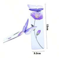 مقسم كتاب ثلاثي الأبعاد بشكل فراشه بألوان مختلفه