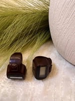 خاتم استغفار رقمي بشاشه رقميه - لون بني