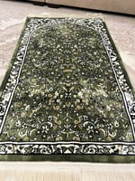 سجادة الحرم الحرير بملمس حريري وجذاب -اخضر فستقي ف...