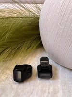 خاتم استغفار رقمي بشاشه رقميه - لون أسود