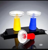 رأس شيشة قزاز مع سيليكون حراري – سحب ناعم وطعم أنق...