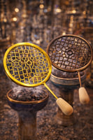 شبك فحم شيشة بديل القصدير – معدن مقاوم للحرارة (En...