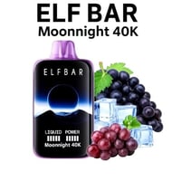 سحبة الف بار مون نايت 40K عنب أسود آيس – 5% نيكوتي...