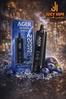 سحبة أجير شيشة توت أزرق 22000 سحبة – AGER SQ22000...