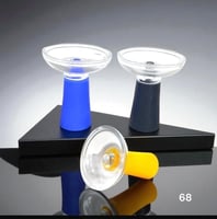 رأس شيشة قزاز مع سيليكون حراري – سحب ناعم وطعم أنق...