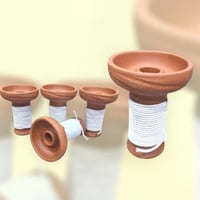 رأس فخار كلاسيكي ملفوف بالحبل – رقم 30