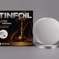 قصدير شيشة غير مخرم METALRAY – Non Punched Tin Foi...