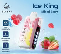 الف بار ايس كينق 30000 سحبة 50نيكوتين 50MGELFBAR I...