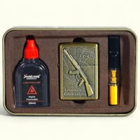 ولاعة فاخر مع زيت تعبئة وملحقات – Smoking Set Bowl...