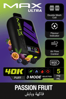 ناستي ماكس ألترا 40000 سحبة – نكهة فاكهة الباشن Na...
