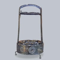 شيال فحم مزخرف فاخر – تصميم معدني أنيق