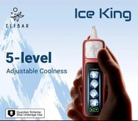 الف بار ايس كينق 30000 سحبة 50نيكوتين 50MGELFBAR I...