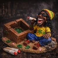 طفاية دخان جامايكا الفاخرة – Jamaican Smoker Ashtr...