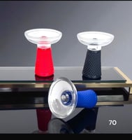 رأس شيشة قزاز مع سيليكون حراري – سحب ناعم وطعم أنق...