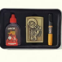 ولاعة فاخر مع زيت تعبئة وملحقات – Smoking Set Bowl...