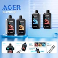 سحبة اجير اس كيو 20000 موشة - AGER SQ 20000 PUFFS