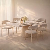 طاولة طعام سيراميك مودرن بتصميم فاخر