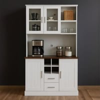 ركن قهوة مودرن - لون أبيض