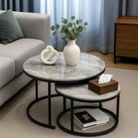 طقم طاولات خدمة مودرن - رخام