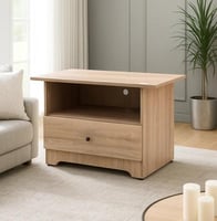 كومودينو خشبي 50*80سم - لون بيج