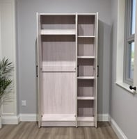 دولاب ملابس مودرن أنيق - رمادي