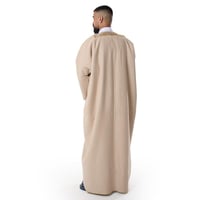 فروة رجالي شتوي بشت وبر لون بيج