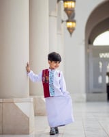 سديري لون أبيض واحمر