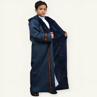 فروة ولادي شتوية مبطنه فرو ناعم لون كحلي