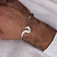 اسواره رجالي تصميم مخصص لون فضي