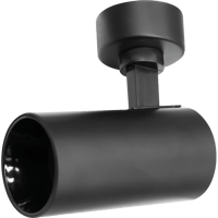 كشاف LED مفرد متحرك لطش تراك لايت أسود الامنيوم