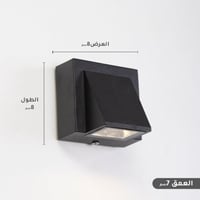 ابليك سور اسود اتجاه واحدالمنيوم