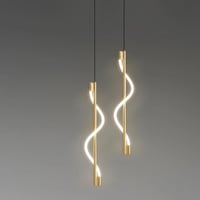 علاقي موردن اسود/ذهبي 60 سم ليد تصميم حصري وحديث