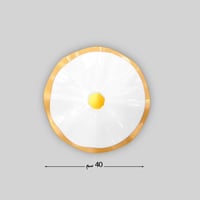 بلفون لطش ذهبي بـ3 اضاءة موديل 102