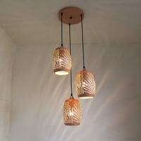 علاقي مودرن ثلاثي لون خشبي