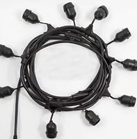 عقود لمبات سلك هولدر عقد لمبات طول 100متر اسود 100...