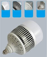 لمبة ليد كروي 100 واط شبك ضمان 2 سنوات