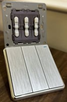 مفتاح ثلاثي بيانو فضي MR ضمان 25 سنة