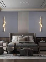 ابليك مودرن ليد انبوب مضيئ 80سم متوفر اسود وا ذهبي