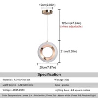 علاقي موردن ذهبي بثلاث اضاءة كرستال مفرد بطول 120...