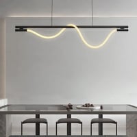 ثريا ليد مودرن سقف ذهبي علاقي مودرن اضاءه ليد اصفر...