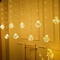 زينة رمضان ستارة أضواء LED من الأسلاك النحاسية على...