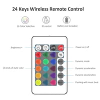 شريط إضاءة LED RGB للغرفة: متغير الألوان مع جهاز ت...
