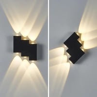 ابليك جداري ثلاثي أصفر 6 عدسات