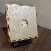 فيش تلفون مفرد MR ذهبي ضمان 25سنة