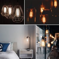 لمبة اديسون كوسة شفاف 4 واط ليد ضمان 2 سنوات