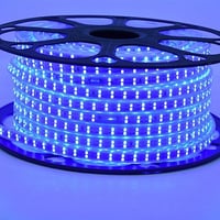 شريط ليد 50 متر 2 خط لون اصفر 7 واط ضمان 2 سنوات