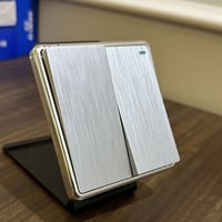 مفتاح مزوج بيانو فضي MR ضمان 25 سنة